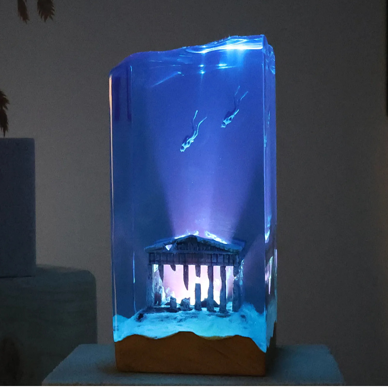 Resin Art And Wood - NEW Marine Art Home Decorations Handicrafts