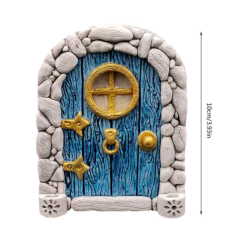 Resin Art And Wood - Elf Fairy Door Miniature Garden House