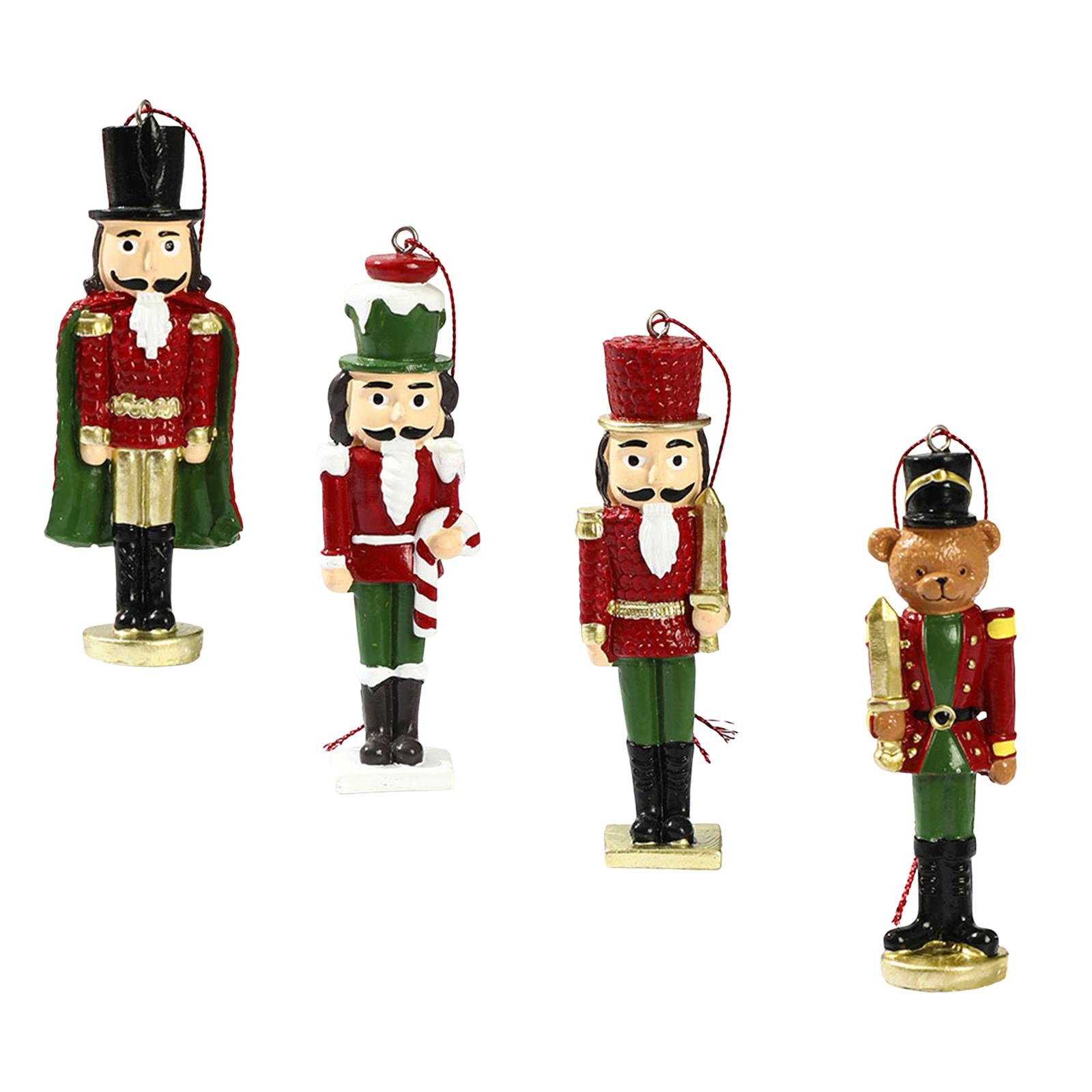 Xmas Resin Art - Christmas Nutcracker Ornament Xmas Decor Display