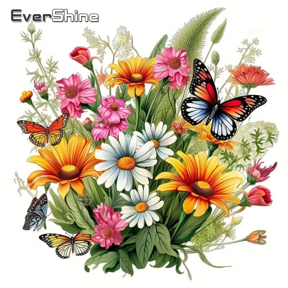 Resin Art Wallpaper - EverShine Full Square Round Diamond Painting