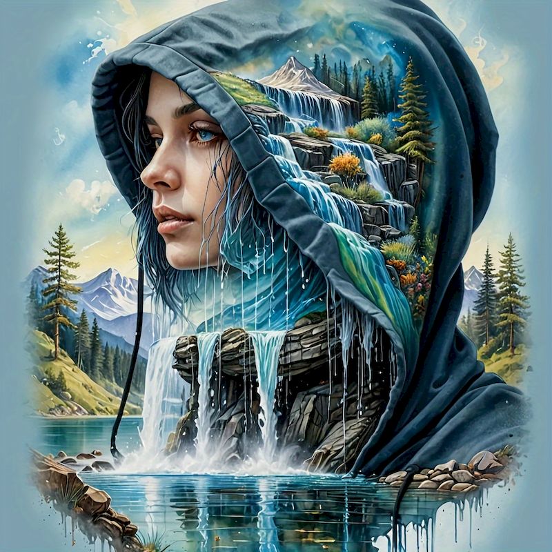 Resin Art Wallpaper - SDOYUNO Diy 5d Fantasy Women Diamond