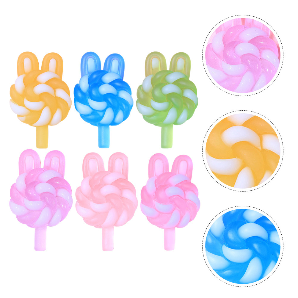24Pcs Cute Cartoon Lollipop Ch - đánh giá và giá Resin Art Supplies