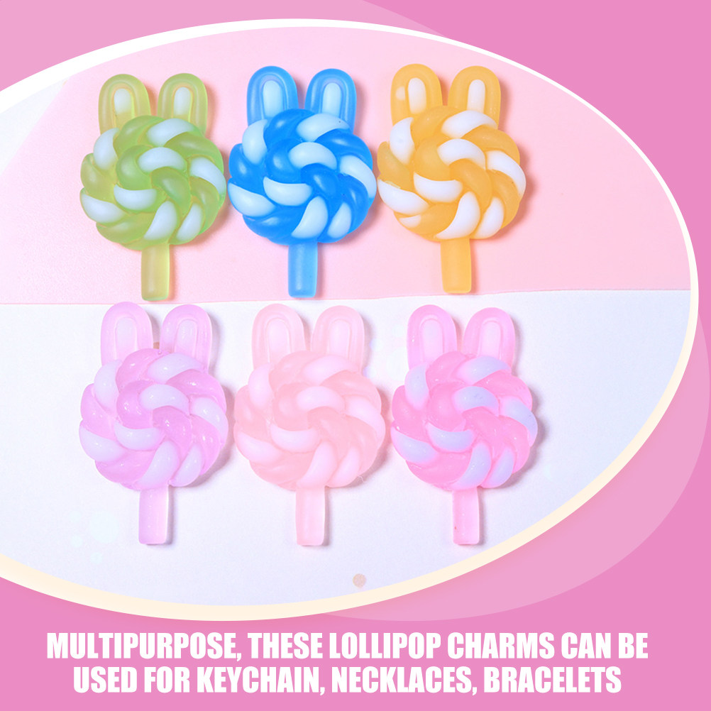 24Pcs Cute Cartoon Lollipop Ch - đánh giá và giá Resin Art Supplies