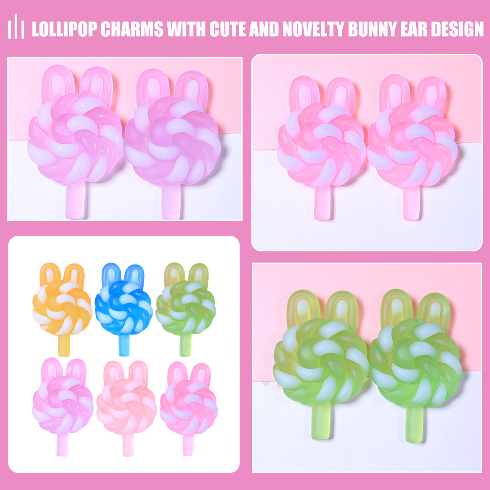 24Pcs Cute Cartoon Lollipop Ch - đánh giá và giá Resin Art Supplies