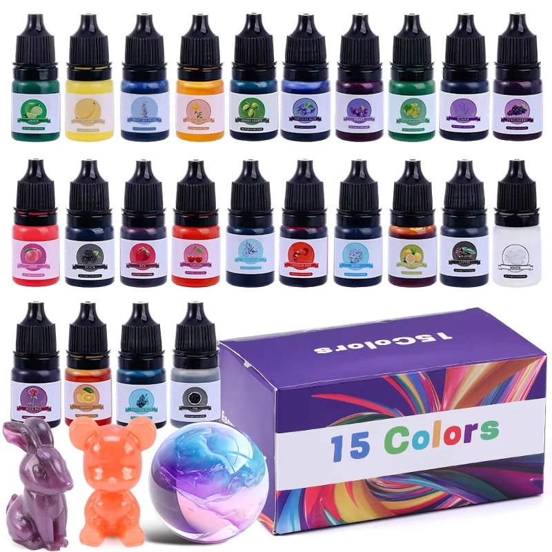 Epoxy Resin Color Pigment 24 V - đánh giá và giá Resin Art Liquid