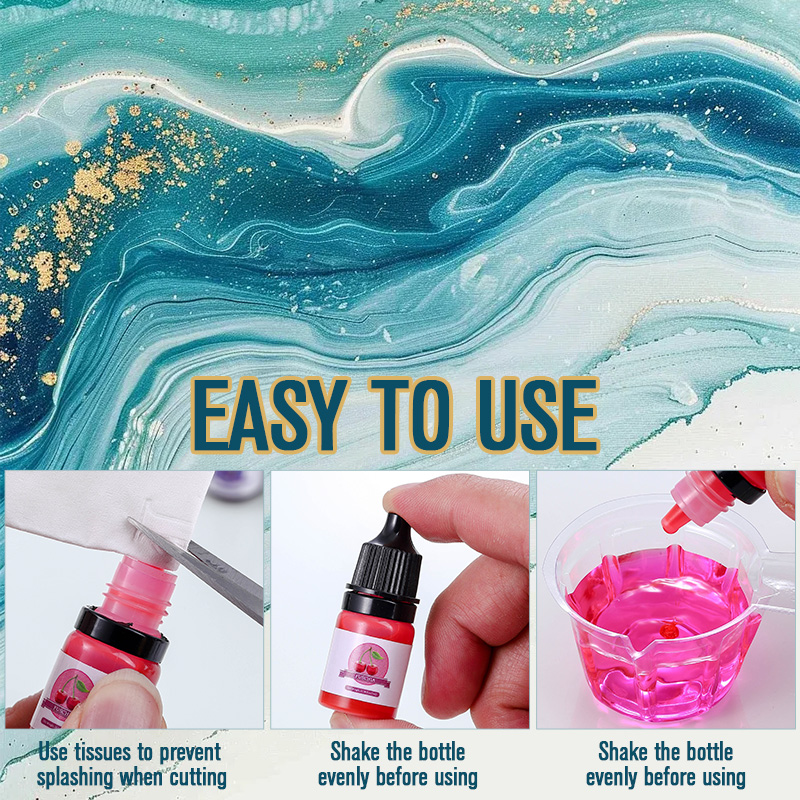 Epoxy Resin Color Pigment 24 V - đánh giá và giá Resin Art Liquid
