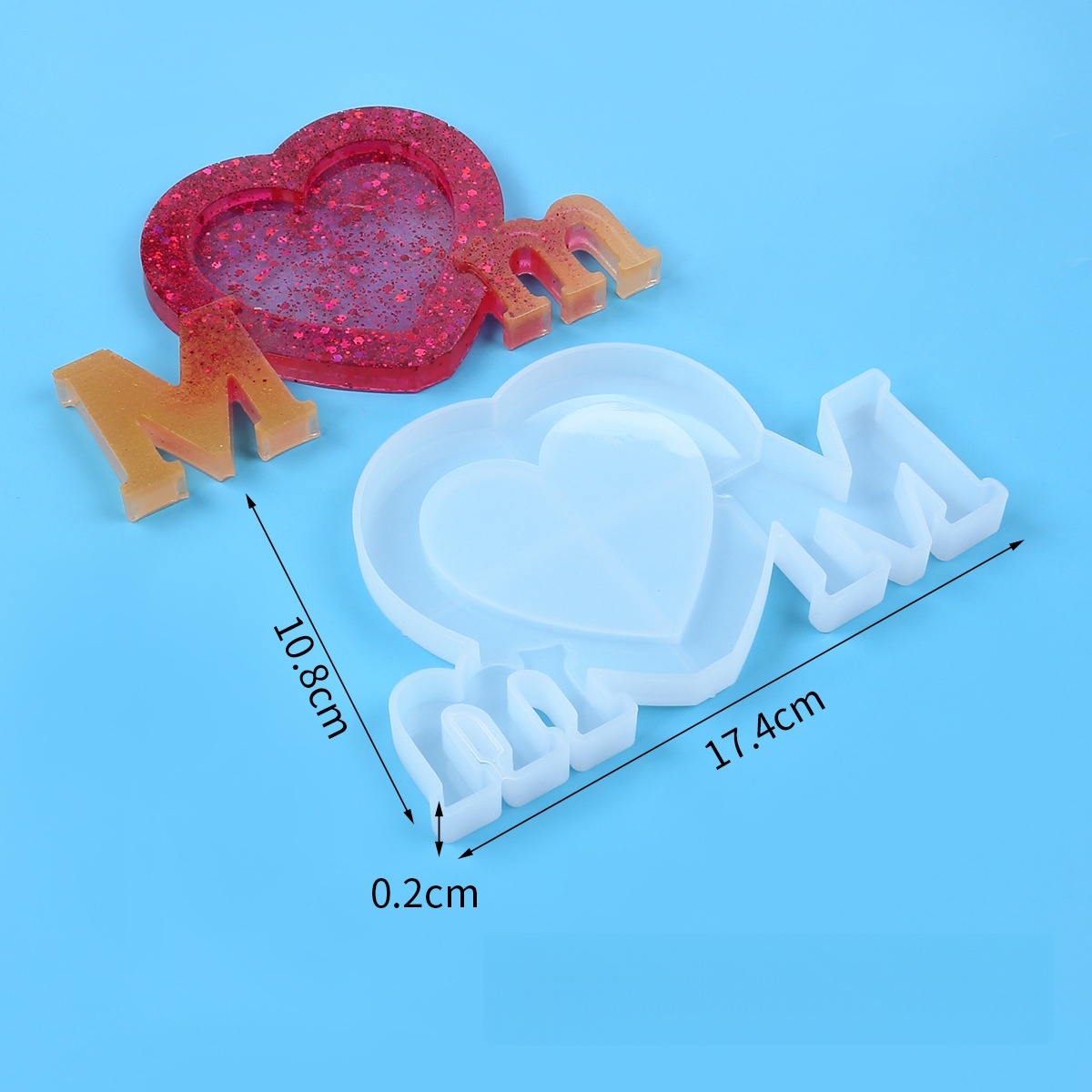 Letter Mm Epoxy Resin Silicone - đánh giá và giá Resin Art Kit With Molds