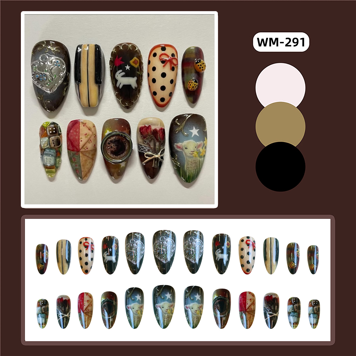 24pcs Vintage Country Style Fa - đánh giá và giá Resin Art Liquid
