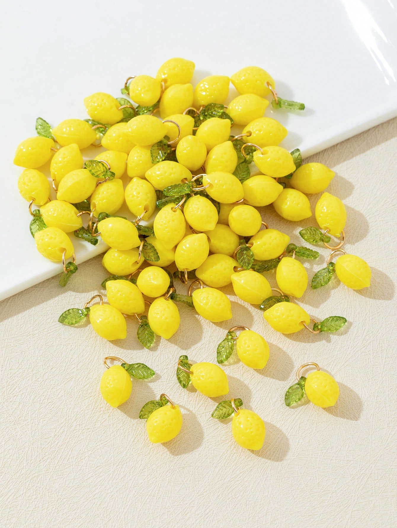 10Pcs 3D Lemon Resin Charms Pe - đánh giá và giá Resin Art Supplies