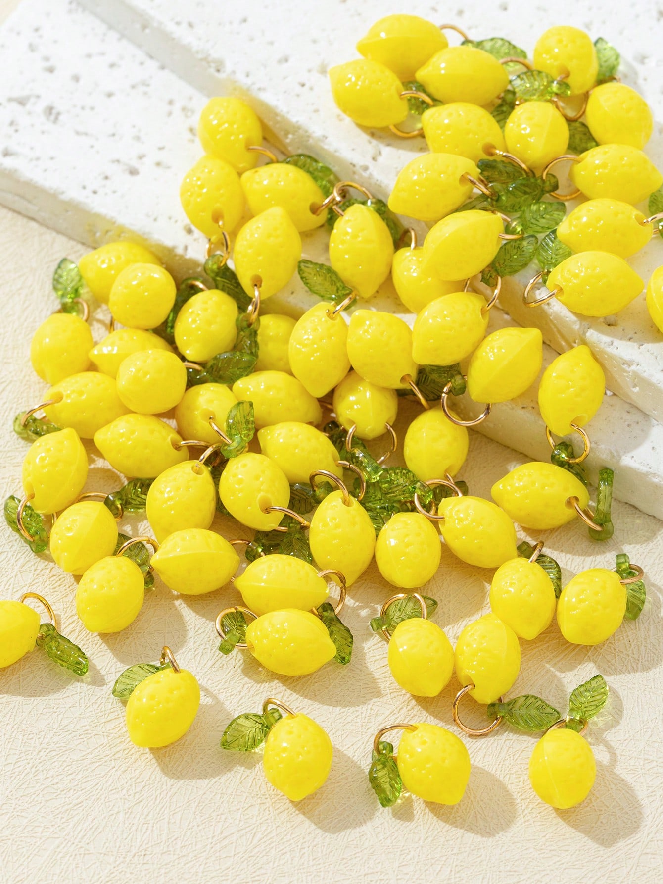 10Pcs 3D Lemon Resin Charms Pe - đánh giá và giá Resin Art Supplies