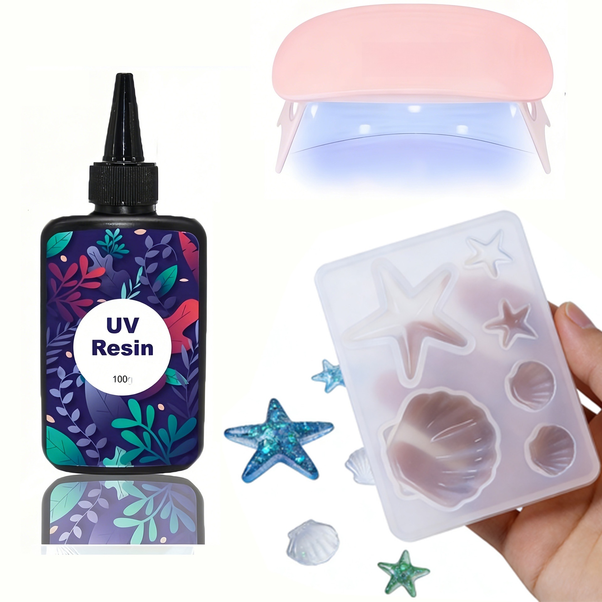 DIY Ocean Theme Crystal Epoxy  - đánh giá và giá Resin Art Liquid