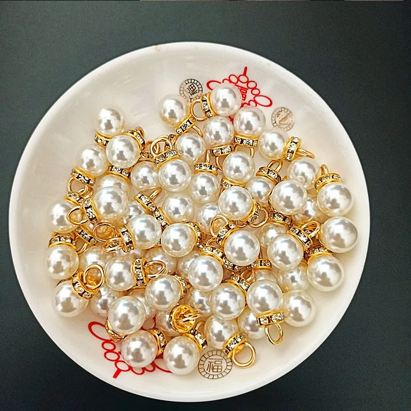 30Pcs Round Pearl Diamond Pend - đánh giá và giá Resin Art Wedding Gift