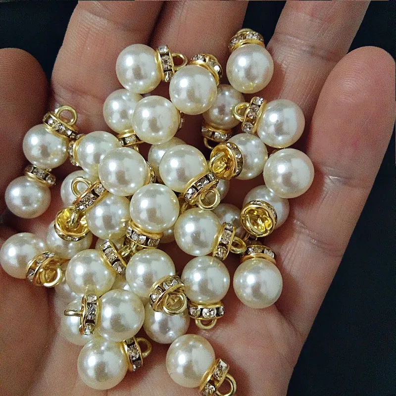 30Pcs Round Pearl Diamond Pend - đánh giá và giá Resin Art Wedding Gift