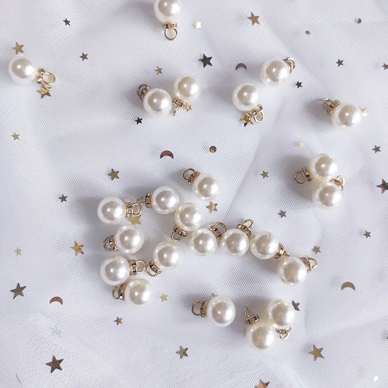 30Pcs Round Pearl Diamond Pend - đánh giá và giá Resin Art Wedding Gift