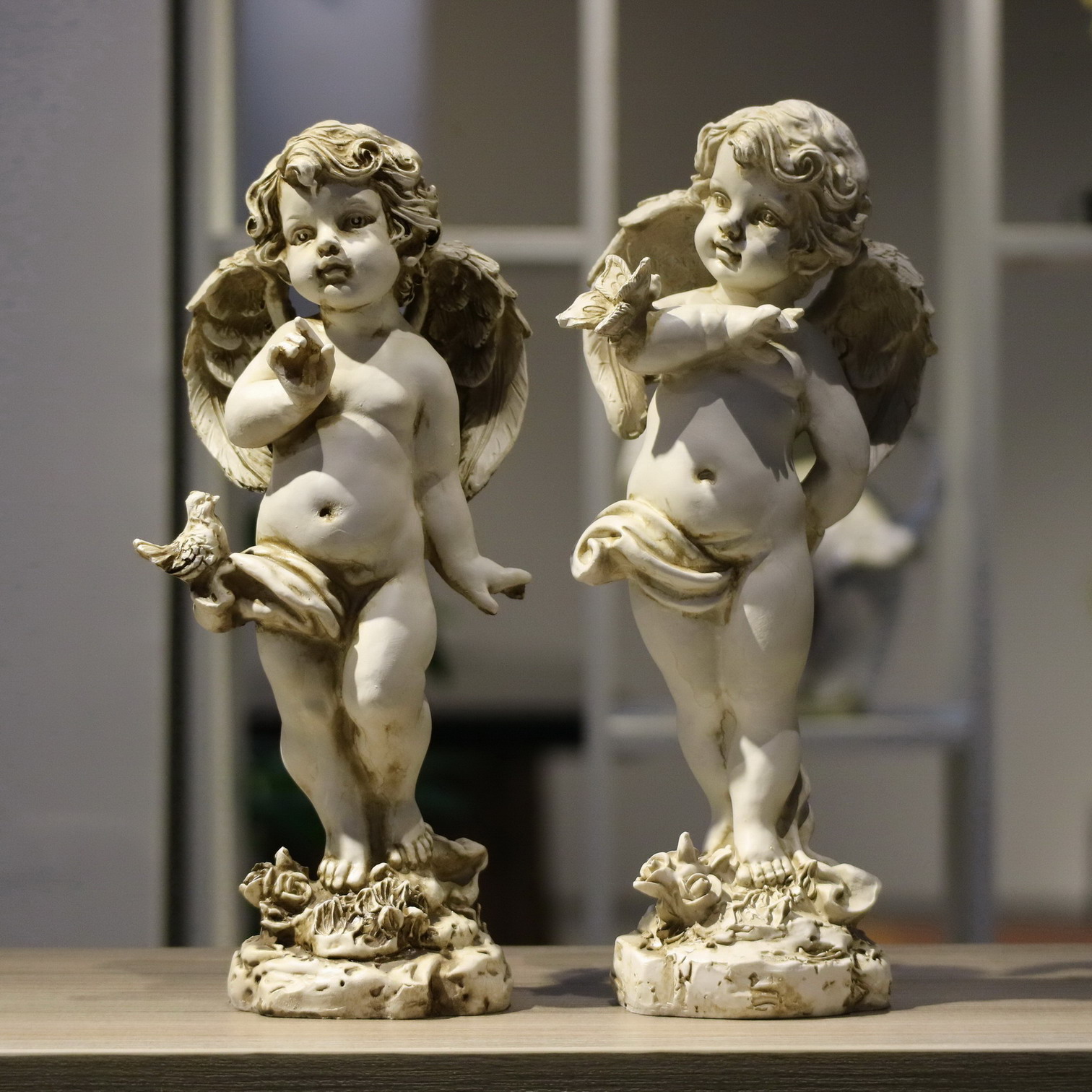 Retro Resin Angel Figurine 29c - đánh giá và giá Resin Art Wedding Gift