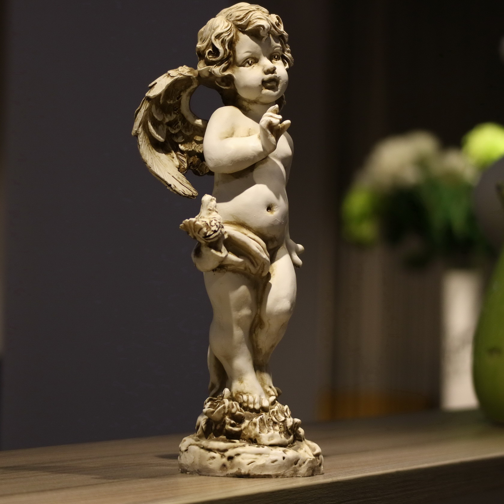 Retro Resin Angel Figurine 29c - đánh giá và giá Resin Art Wedding Gift