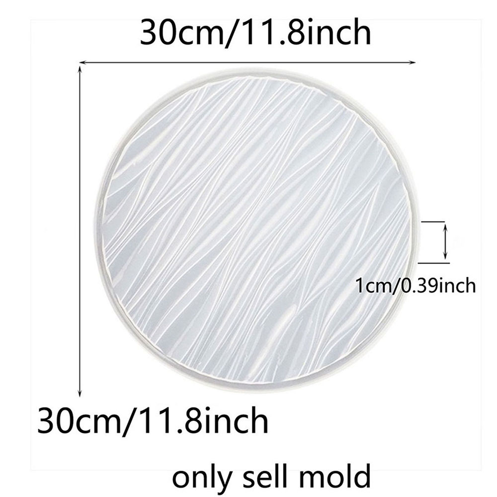 Large Round Tray Silicone Mold - đánh giá và giá Resin Art Liquid
