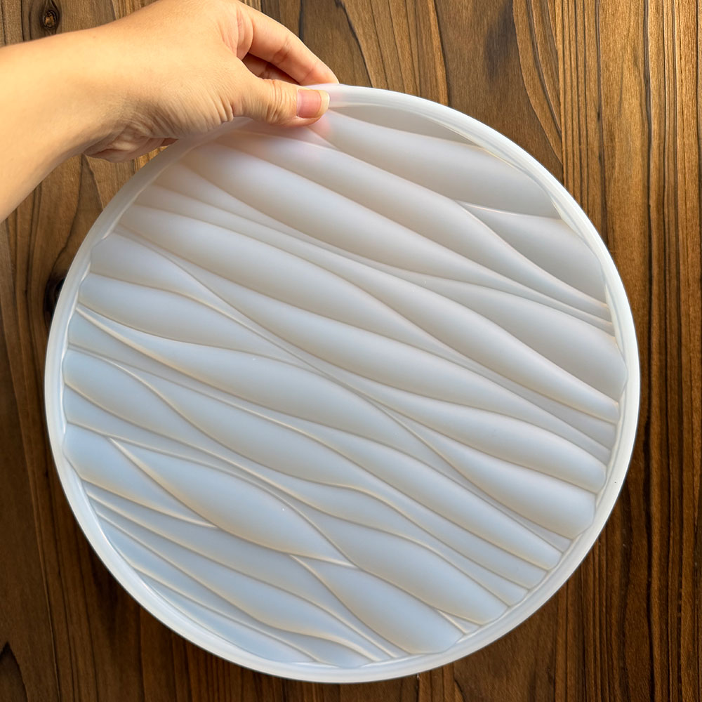 Large Round Tray Silicone Mold - đánh giá và giá Resin Art Liquid