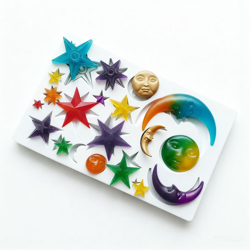 Sun Face Moon Stars Polymer Cl - đánh giá và giá Resin Art Kit With Molds