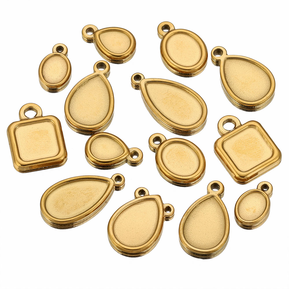 5pcs Stainless Steel Square Dr - đánh giá và giá Resin Art Supplies