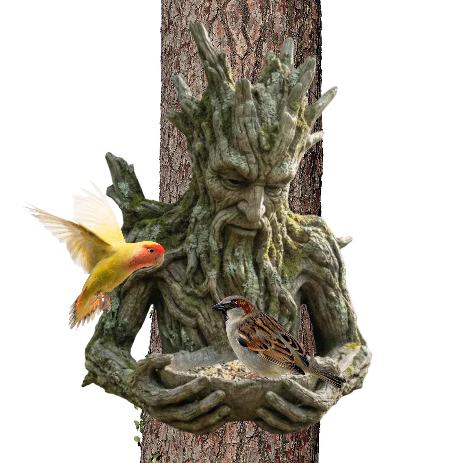 Mounted on Tree Bird Feeder We - đánh giá và giá Resin Art On Wood