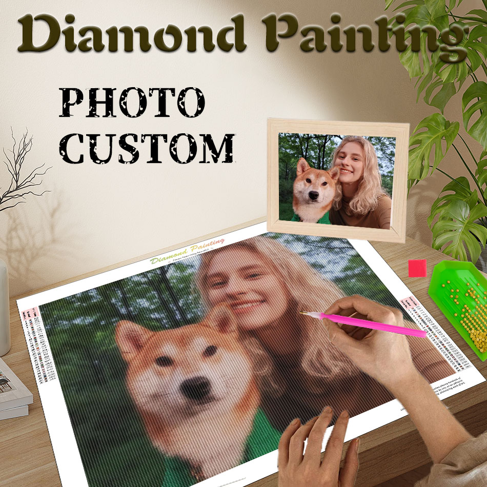 PhotoCustom Diamond Painting C - đánh giá và giá Resin Art Wedding Gift