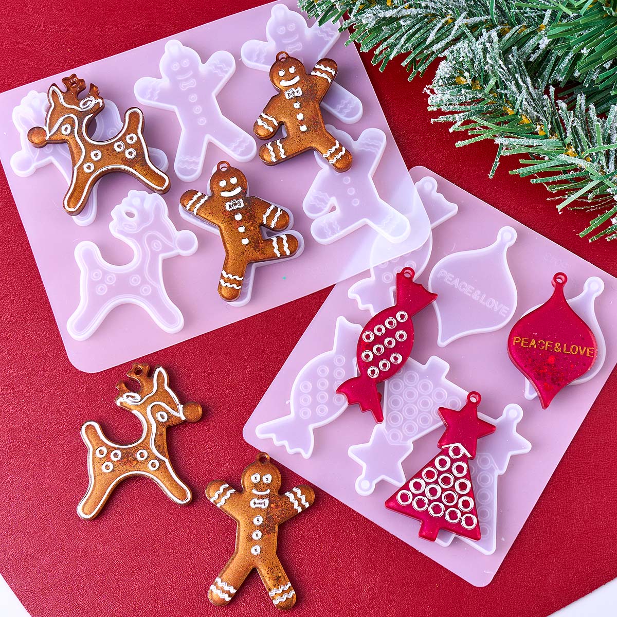 Christmas Series Earrings Pend - đánh giá và giá Resin Art Kit With Molds