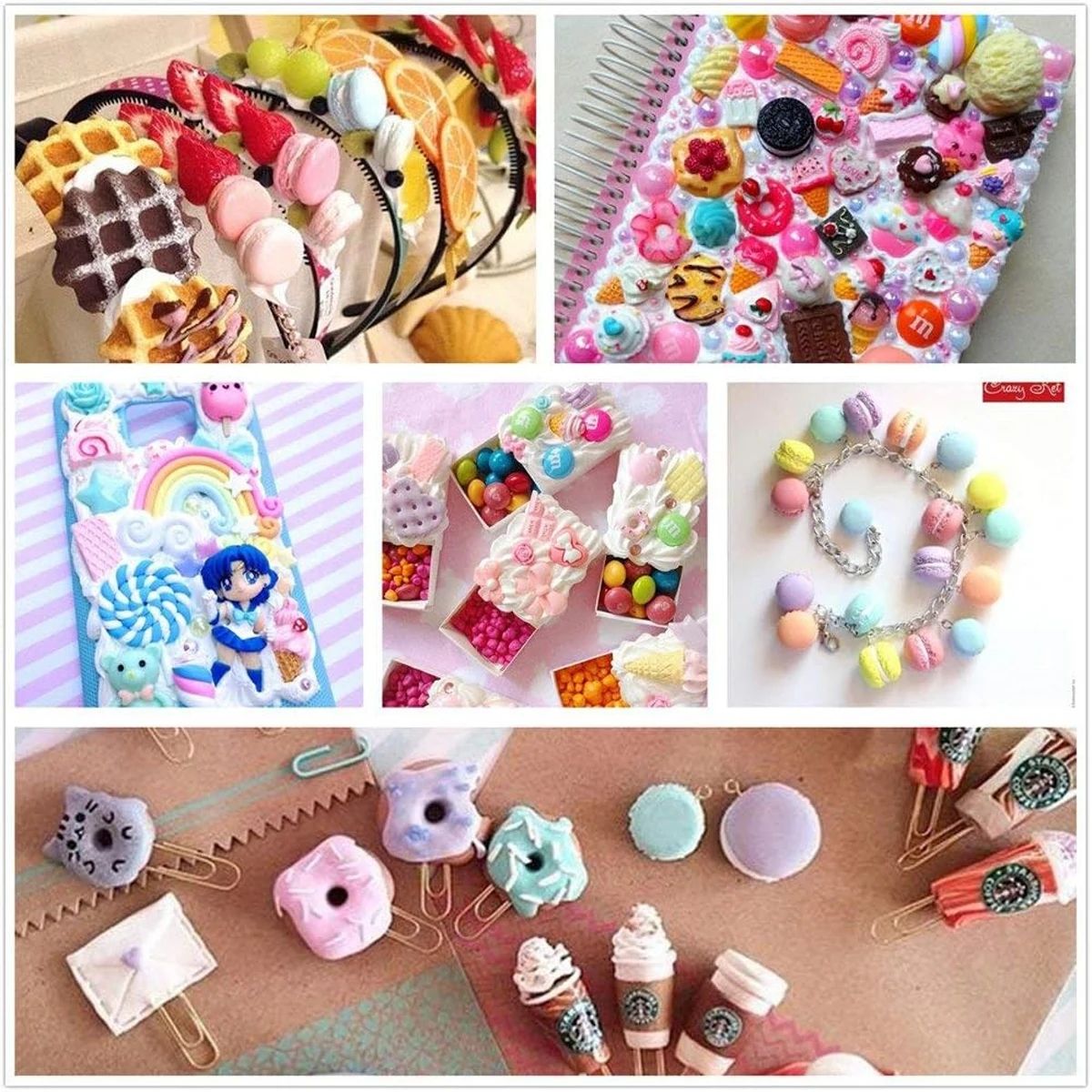 30pcs Random Candy Slime Charm - đánh giá và giá Resin Art Supplies