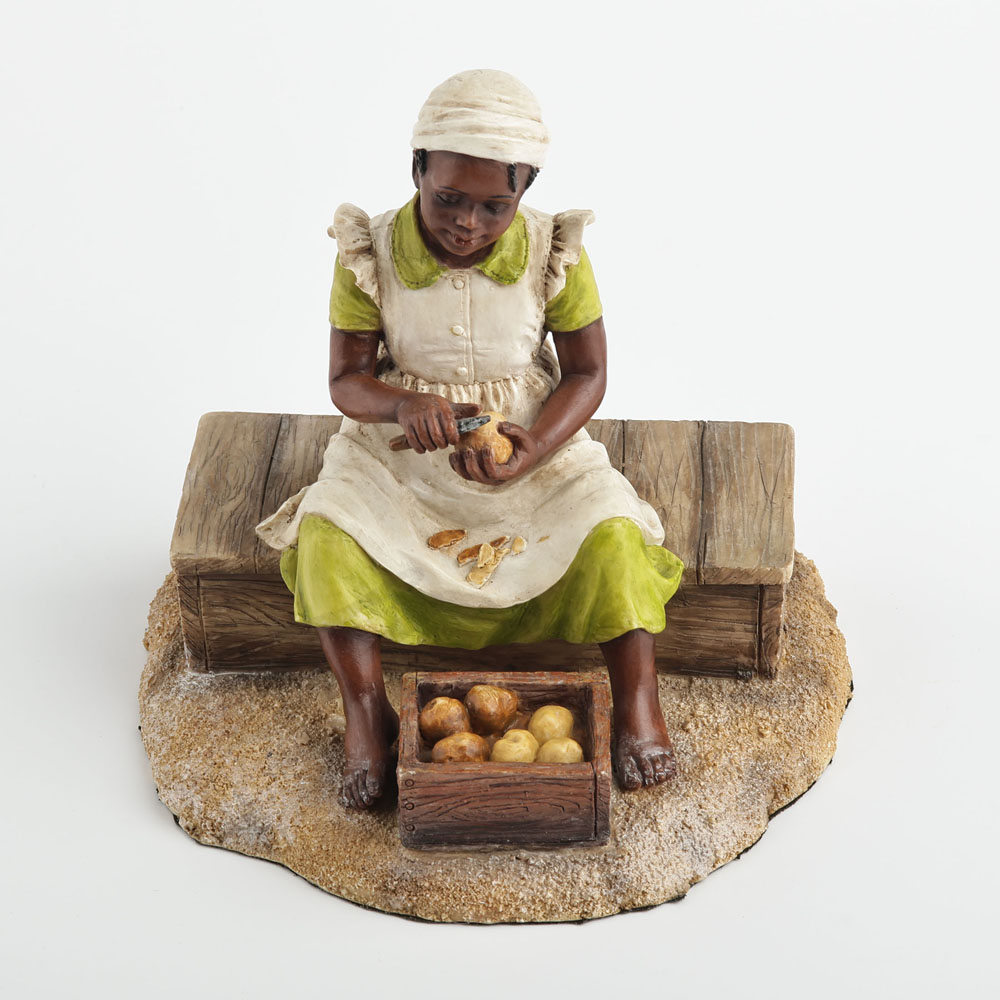Young Black Girl Sculpture Pee - đánh giá và giá Resin Art On Wood