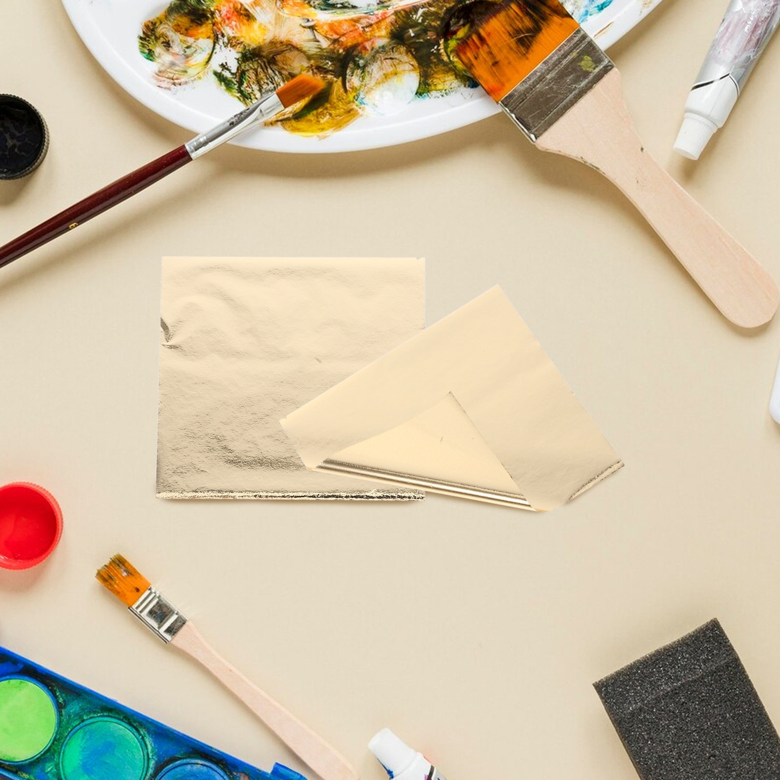 100Pcs Craft Foil Sheets Imita - đánh giá và giá Resin Art Frame