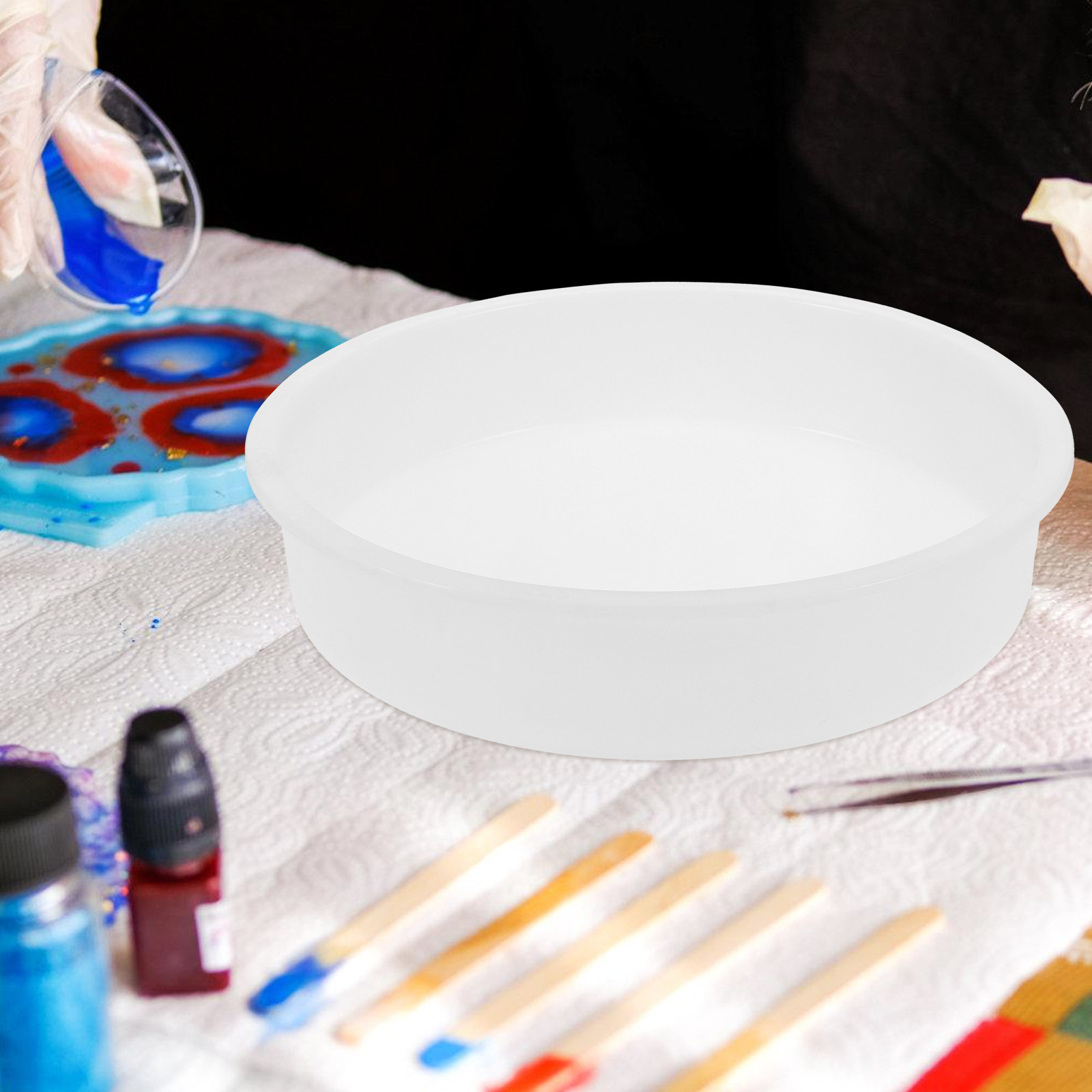 Premium Round Silicone Mold Se - đánh giá và giá Resin Art Wooden Tray