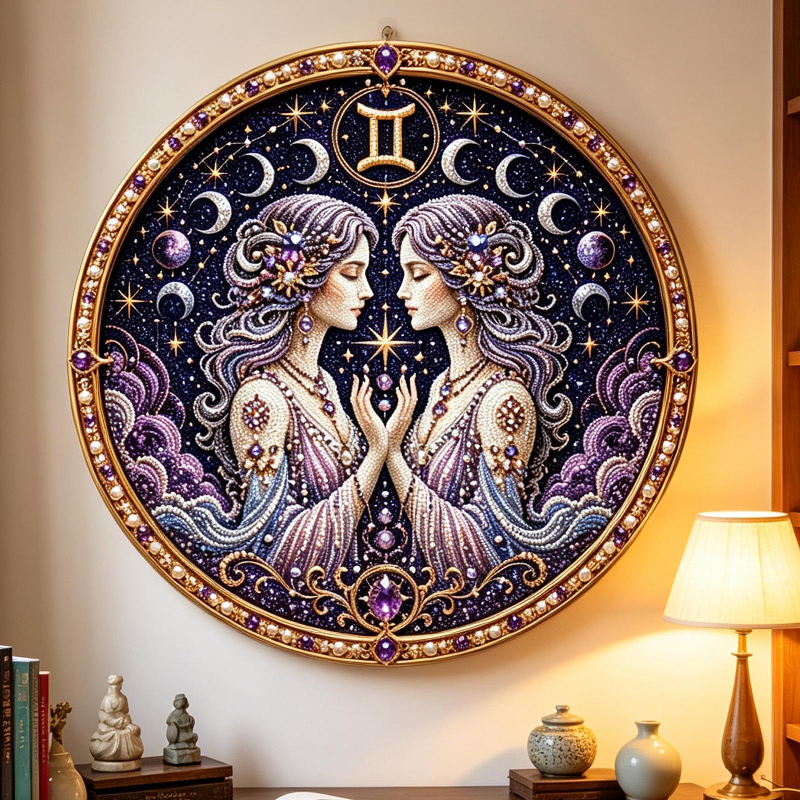 12 Zodiacs Signs Pearl Art Kit - đánh giá và giá Resin Art Kit