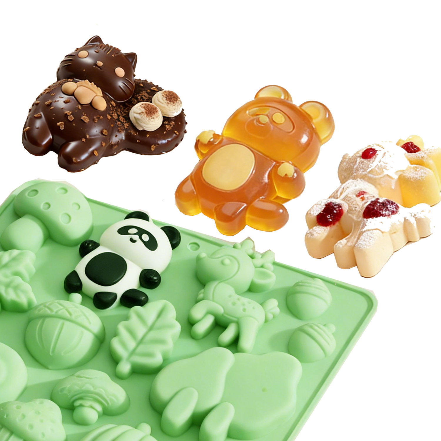 1 Silicone Cake Mold in the Sh - đánh giá và giá Resin Art Kit With Molds