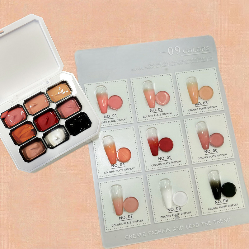 1pc Solid 9-grid Nail Patting  - đánh giá và giá Resin Art Uv