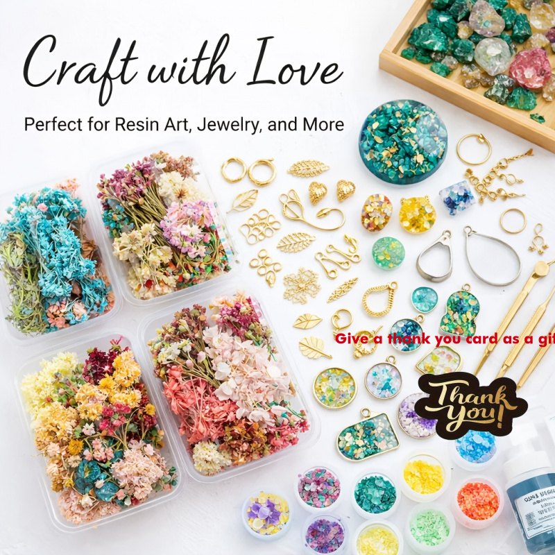 10 Box Mixed Dried Flower Bouq - đánh giá và giá Resin Art Wedding Gift