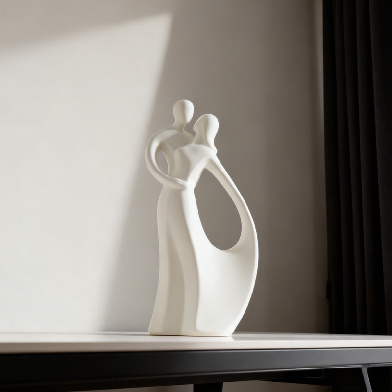 Nordic Ceramic Couple Hugging  - đánh giá và giá Resin Art Wedding Gift