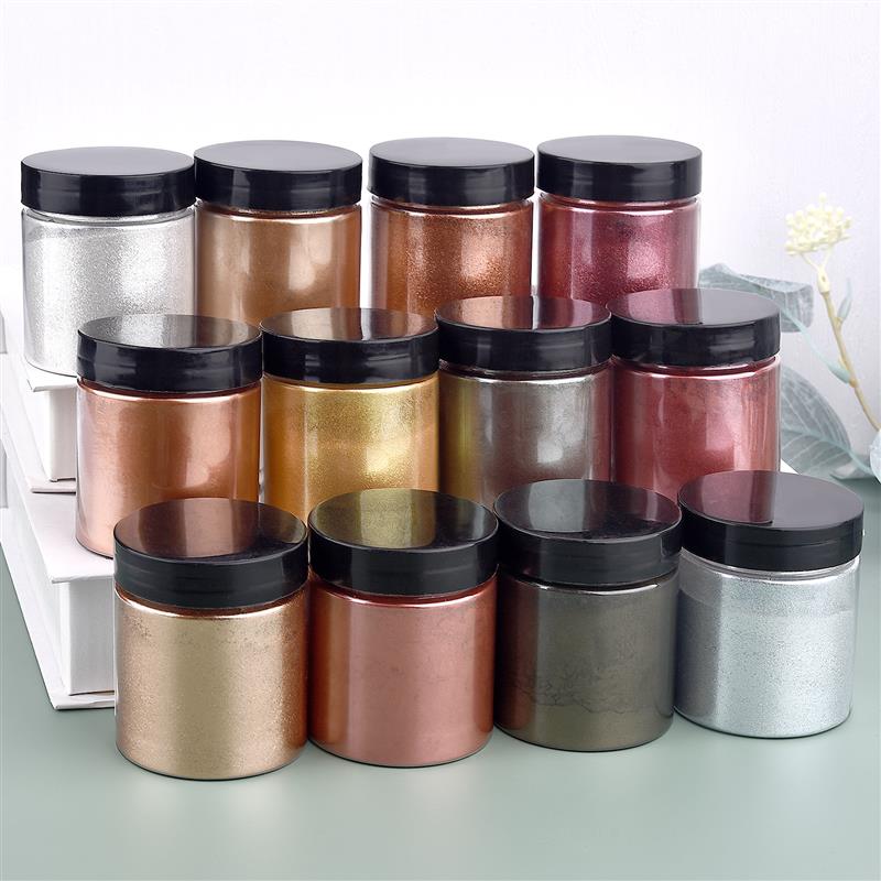 50g Shimmer Metallic Gold Silv - đánh giá và giá Resin Art Liquid