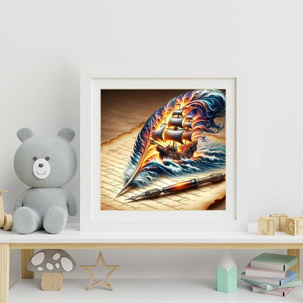 Evershine Full Square Round Di - đánh giá và giá Resin Art Wallpaper