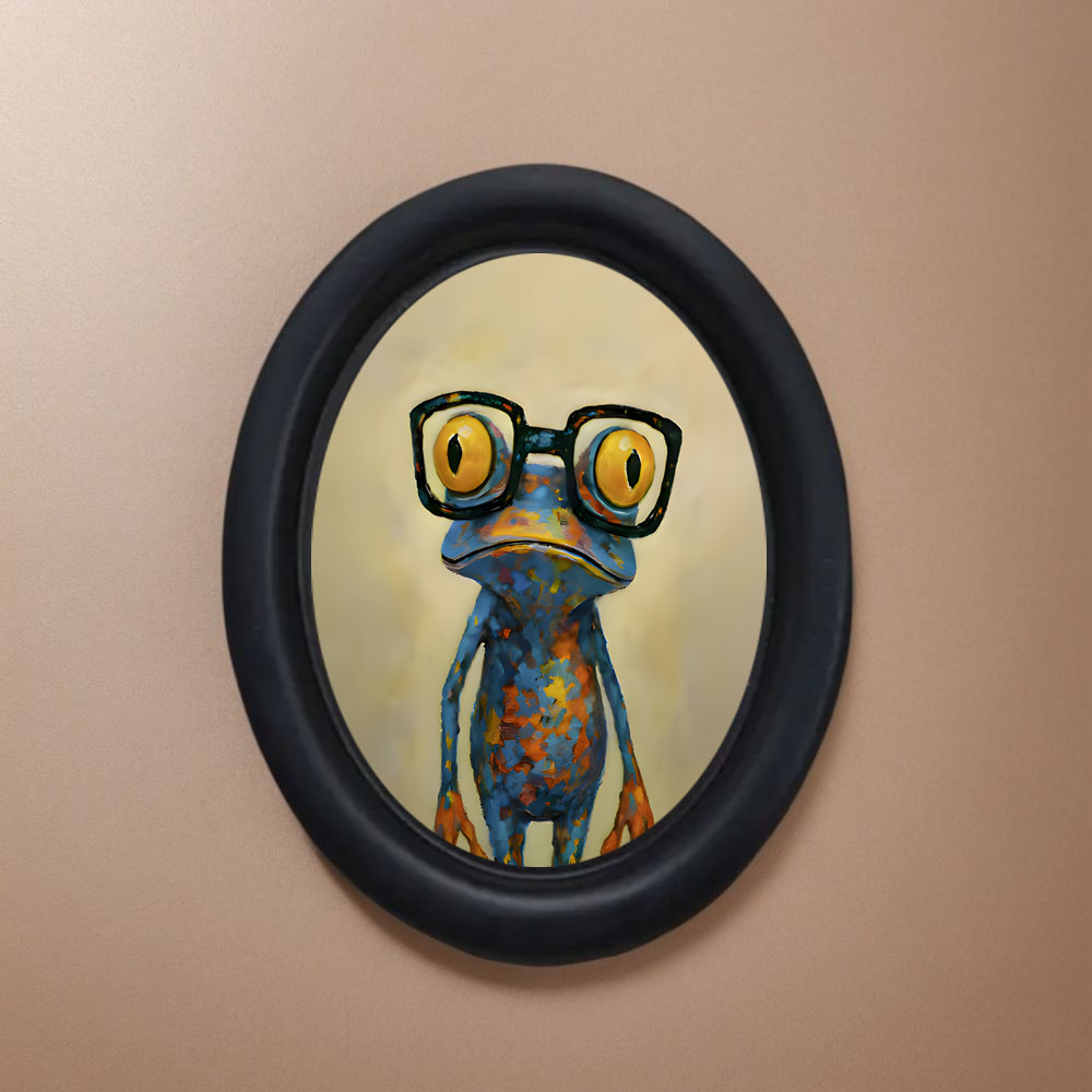 1 Piece of Trendy Frog-Pattern - đánh giá và giá Resin Art Frame