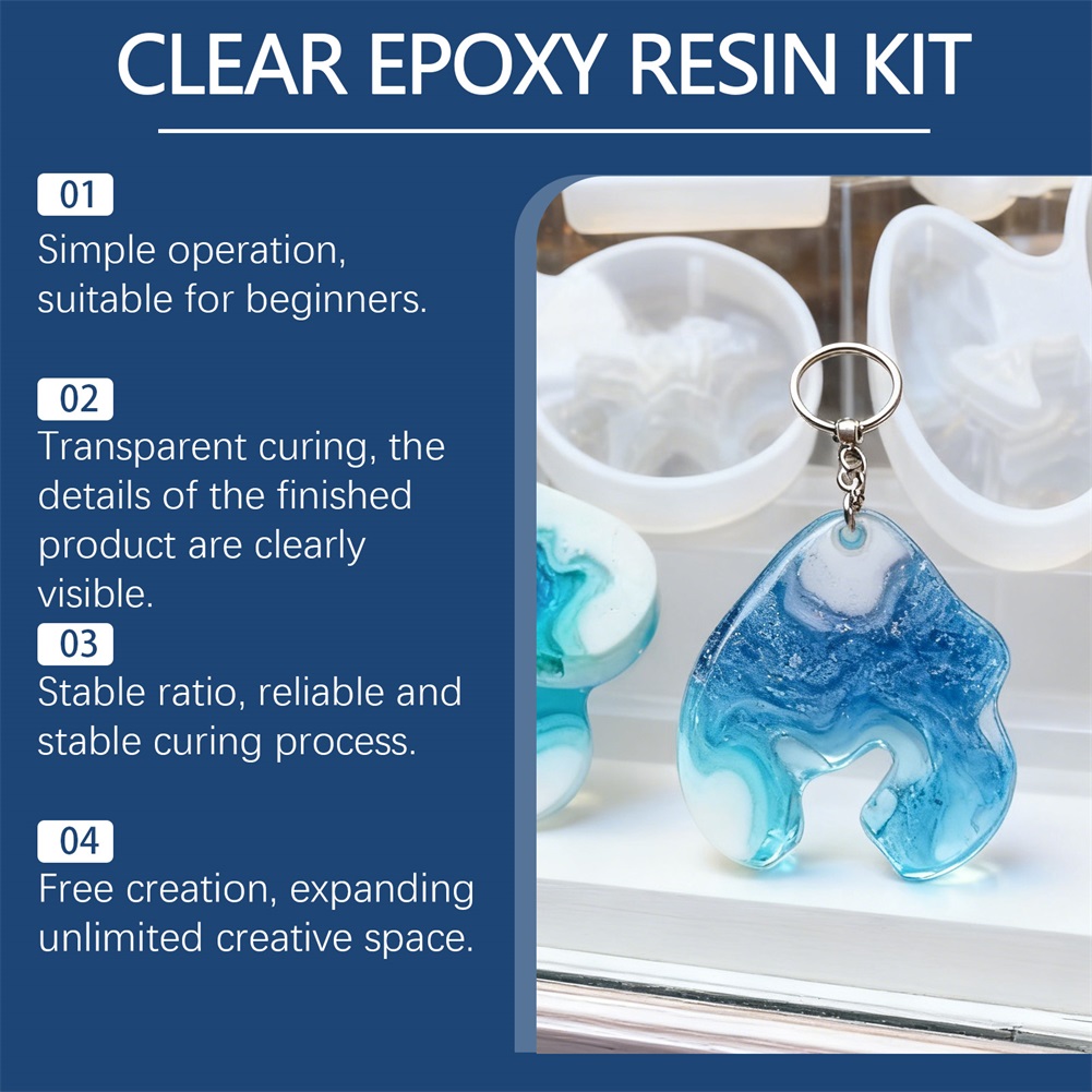 DIY Crystals Clear Epoxys Resi - đánh giá và giá Resin Art Kit With Molds