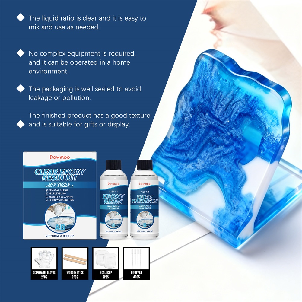 DIY Crystals Clear Epoxys Resi - đánh giá và giá Resin Art Kit With Molds