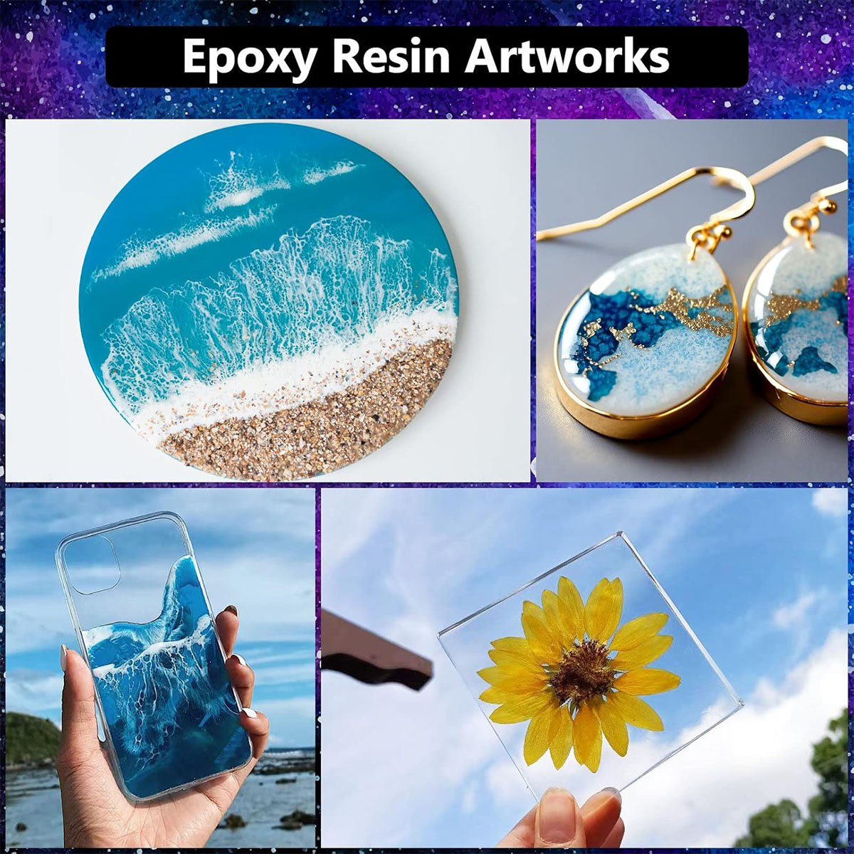 1000ml Crystal Clear Epoxy Res - đánh giá và giá Resin Art And Wood