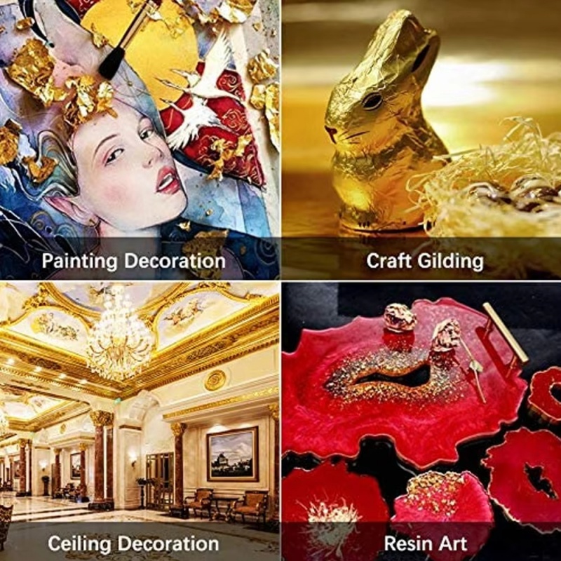 100pcs Imitation Gold Sliver C - đánh giá và giá Resin Art Wedding Gift