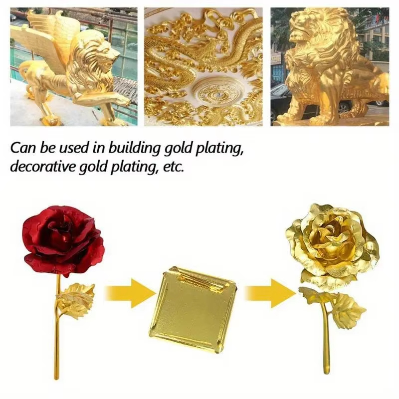 100pcs Imitation Gold Sliver C - đánh giá và giá Resin Art Wedding Gift
