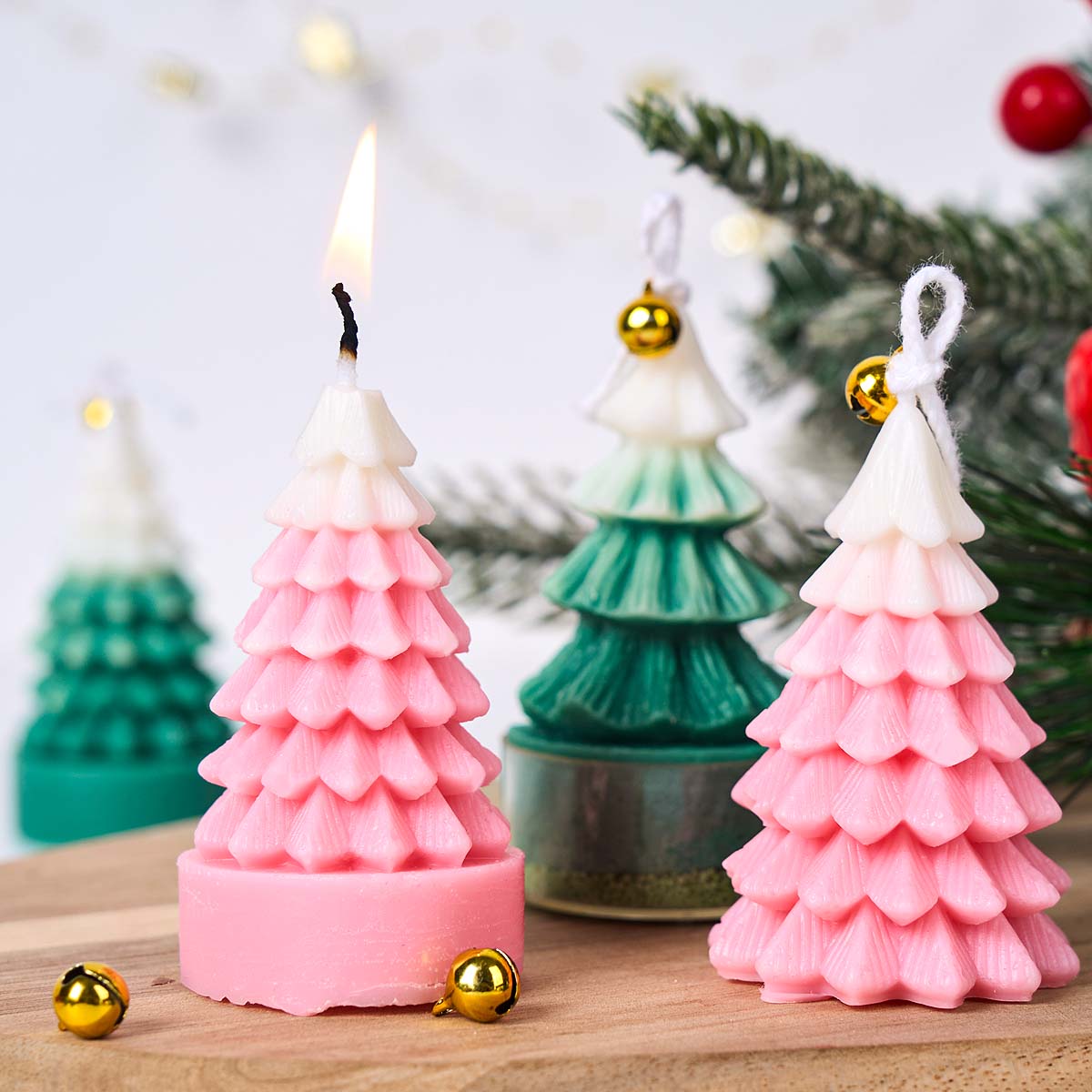 3D Christmas Tree Silicone Can - đánh giá và giá Xmas Resin Art