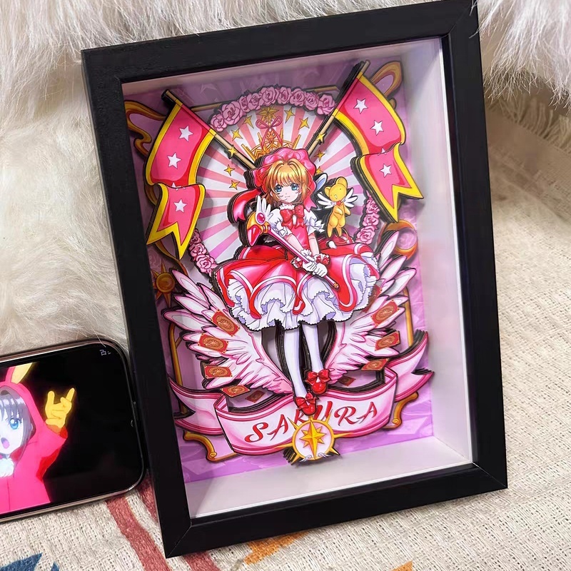 Hot Classic Anime Cardcaptor S - đánh giá và giá Xmas Resin Art
