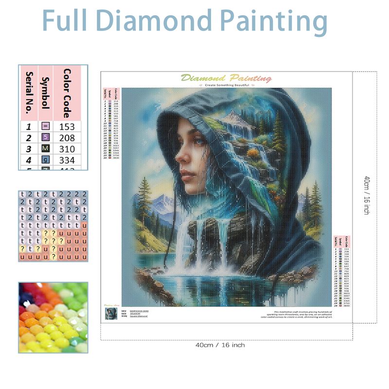 SDOYUNO Diy 5d Fantasy Women D - đánh giá và giá Resin Art Wallpaper