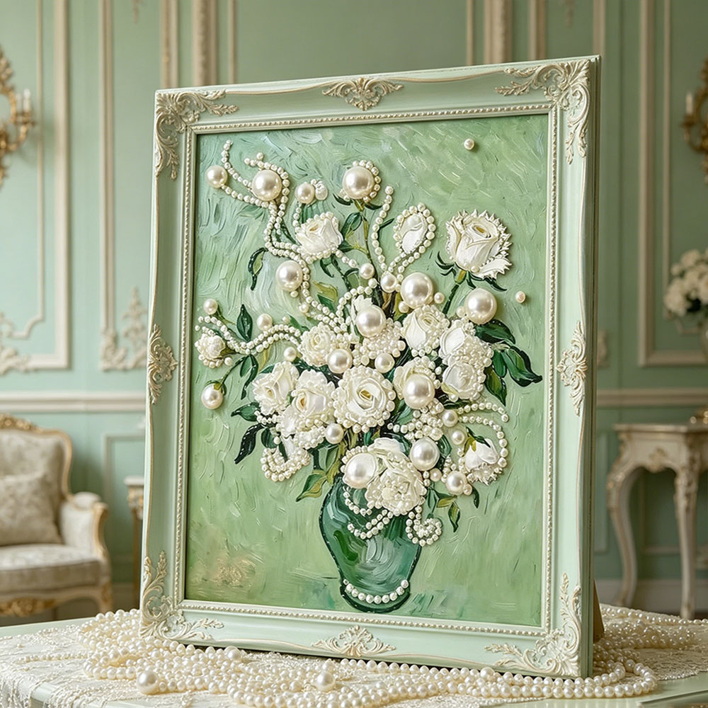 Huacan DIY Pearl Art Painting  - đánh giá và giá Resin Art Wallpaper