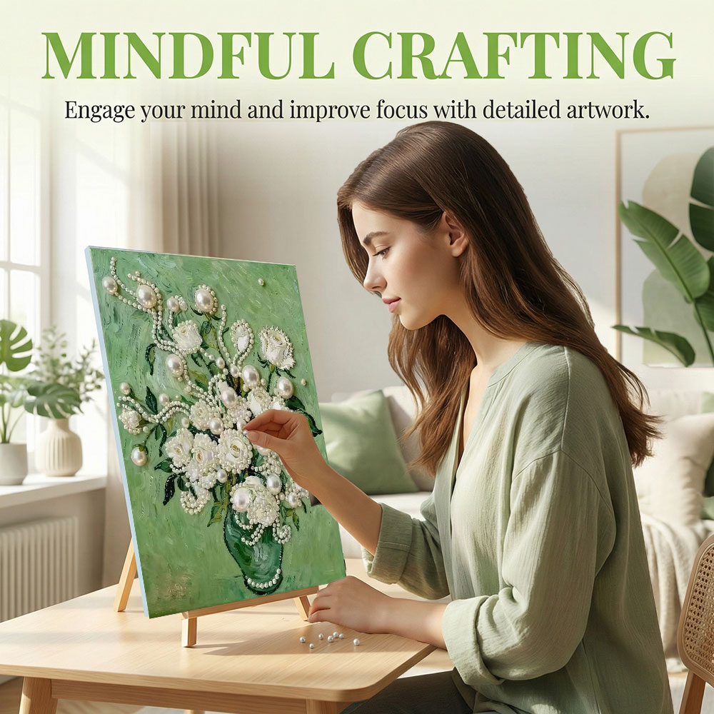 Huacan DIY Pearl Art Painting  - đánh giá và giá Resin Art Wallpaper